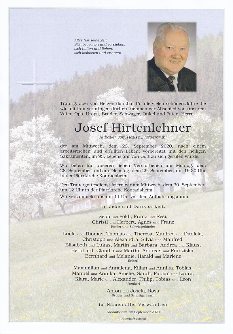 Parte Josef Hirtenlehner