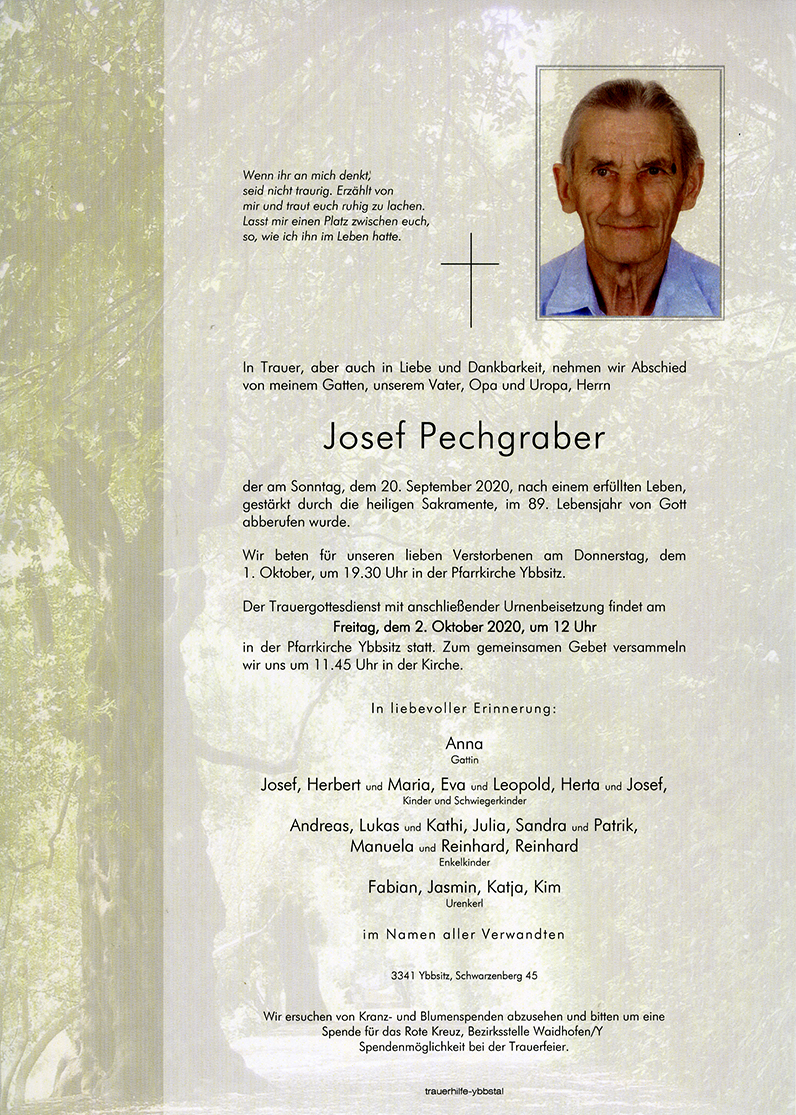 Parte Josef Pechgraber