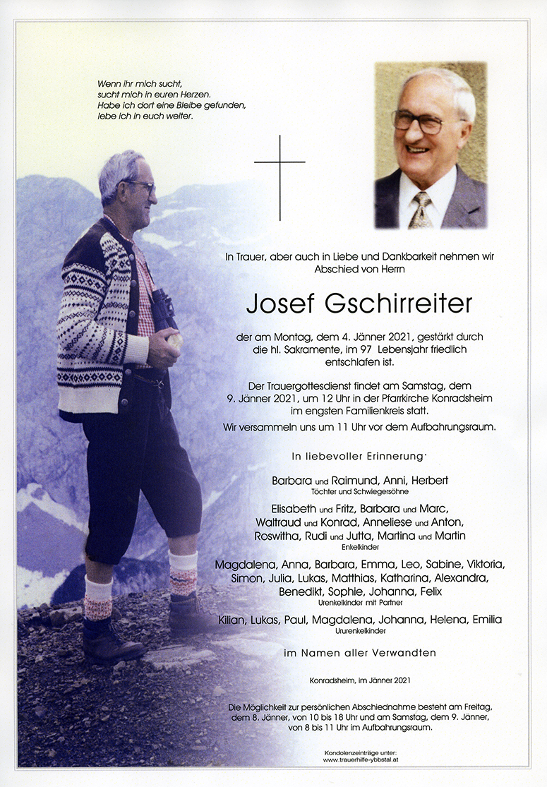 Parte Josef Gschirreiter