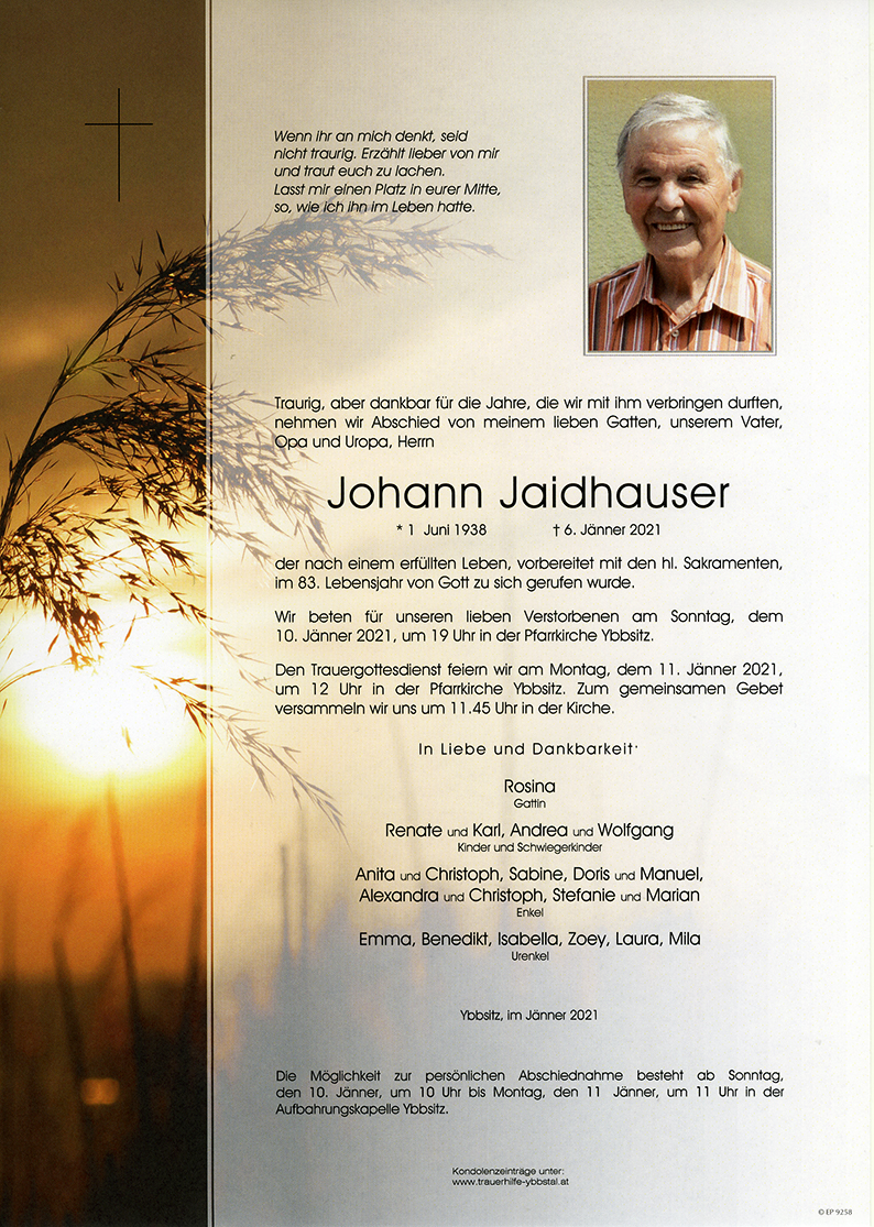 Parte Johann Jaidhauser