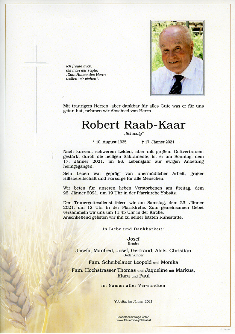 Parte Robert Raab-Kaar