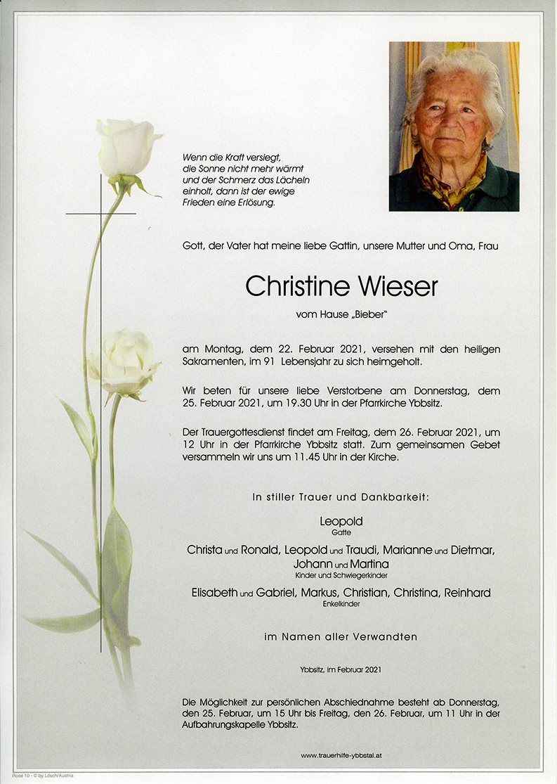 Parte Christine Wieser