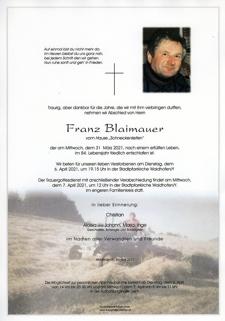 Parte Franz Blaimauer