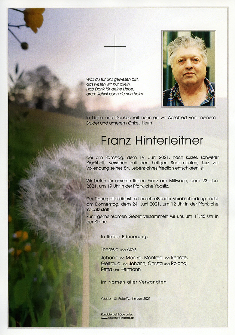 Parte Franz Hinterleitner