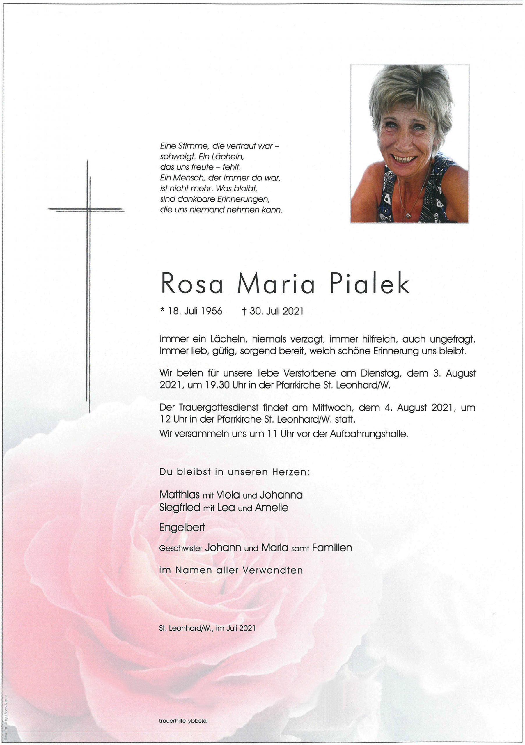 Parte Rosa Maria Pialek