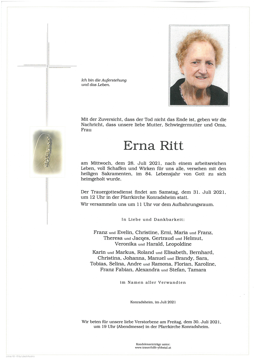 Parte Erna Ritt