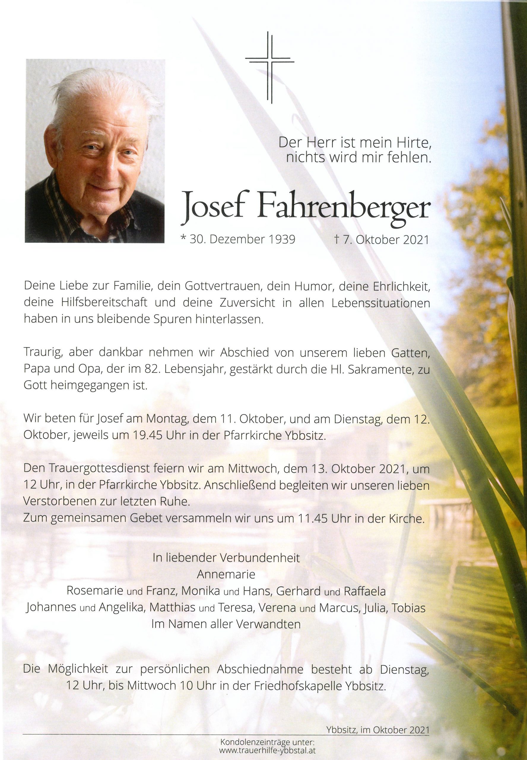 Parte Josef Fahrenberger