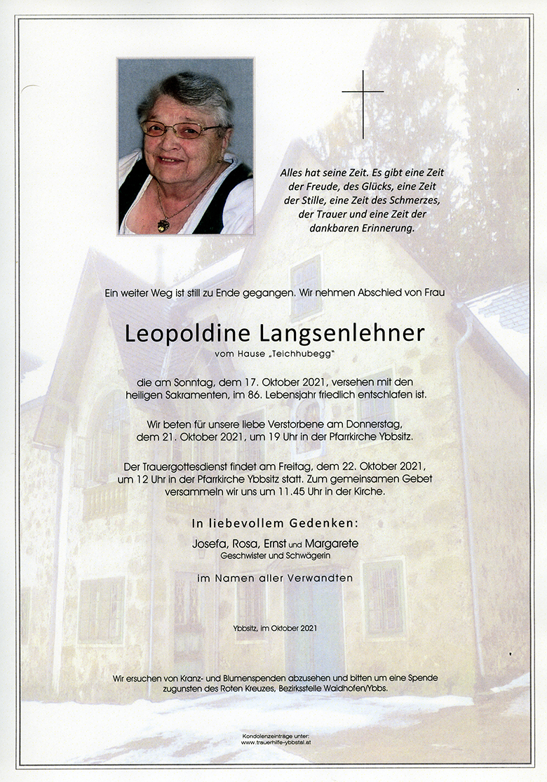 Parte Leopoldine Langsenlehner