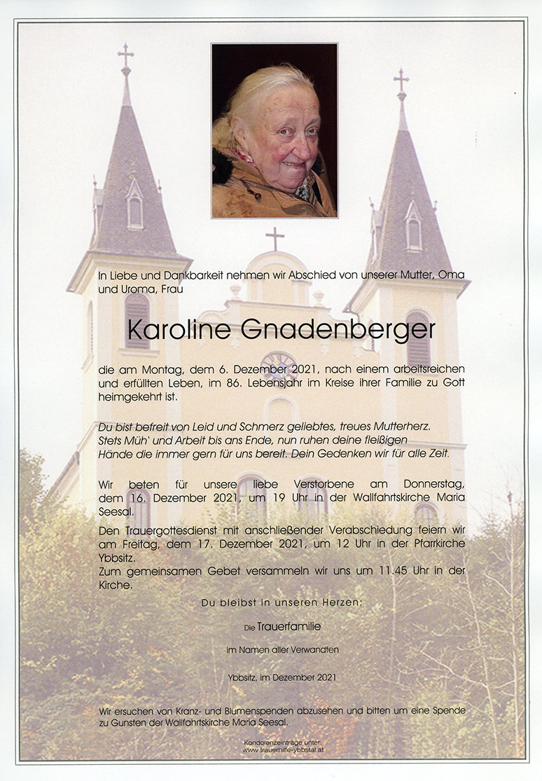 Parte Karoline Gnadenberger