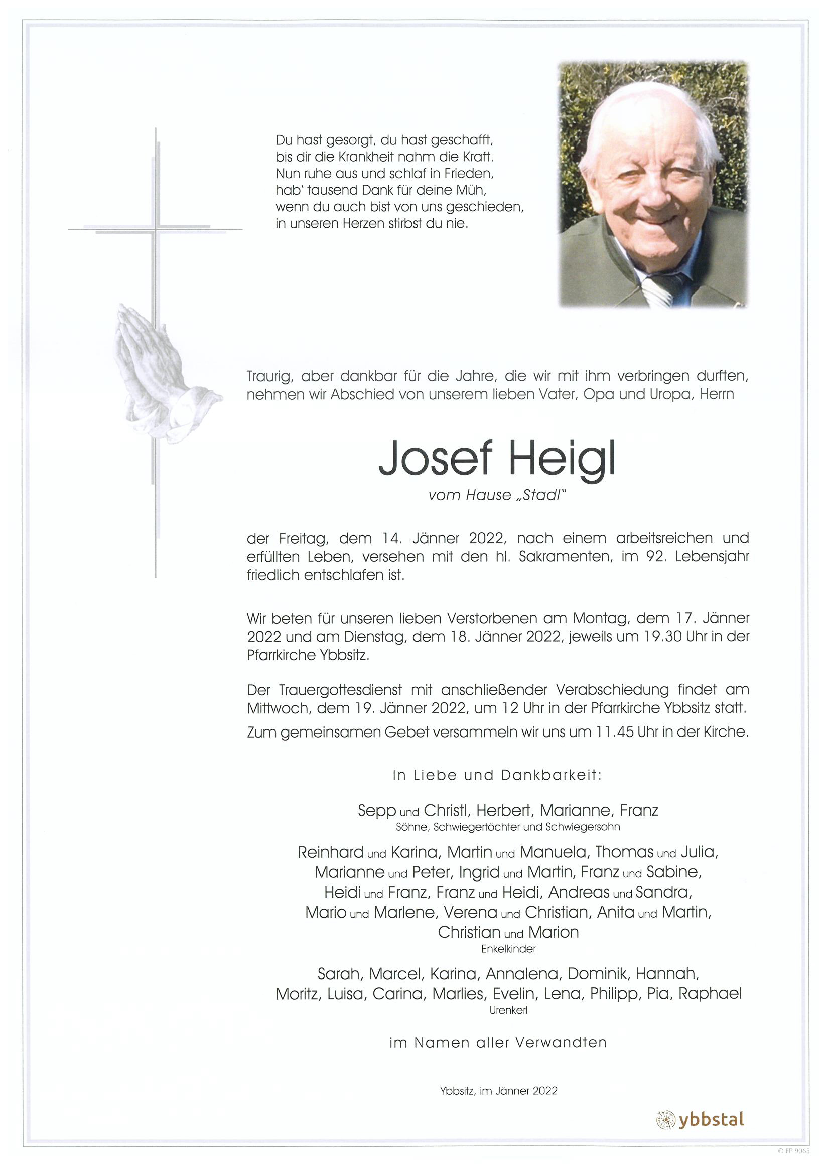 Parte Josef Heigl