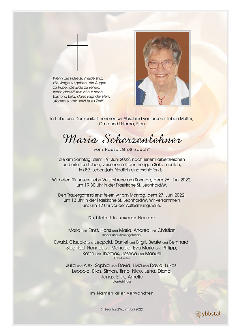 Parte Maria Scherzenlehner