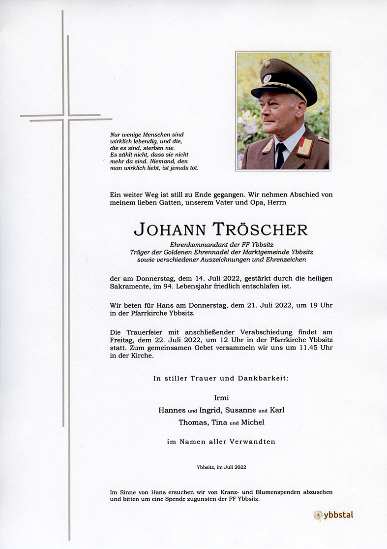 Parte Johann Tröscher