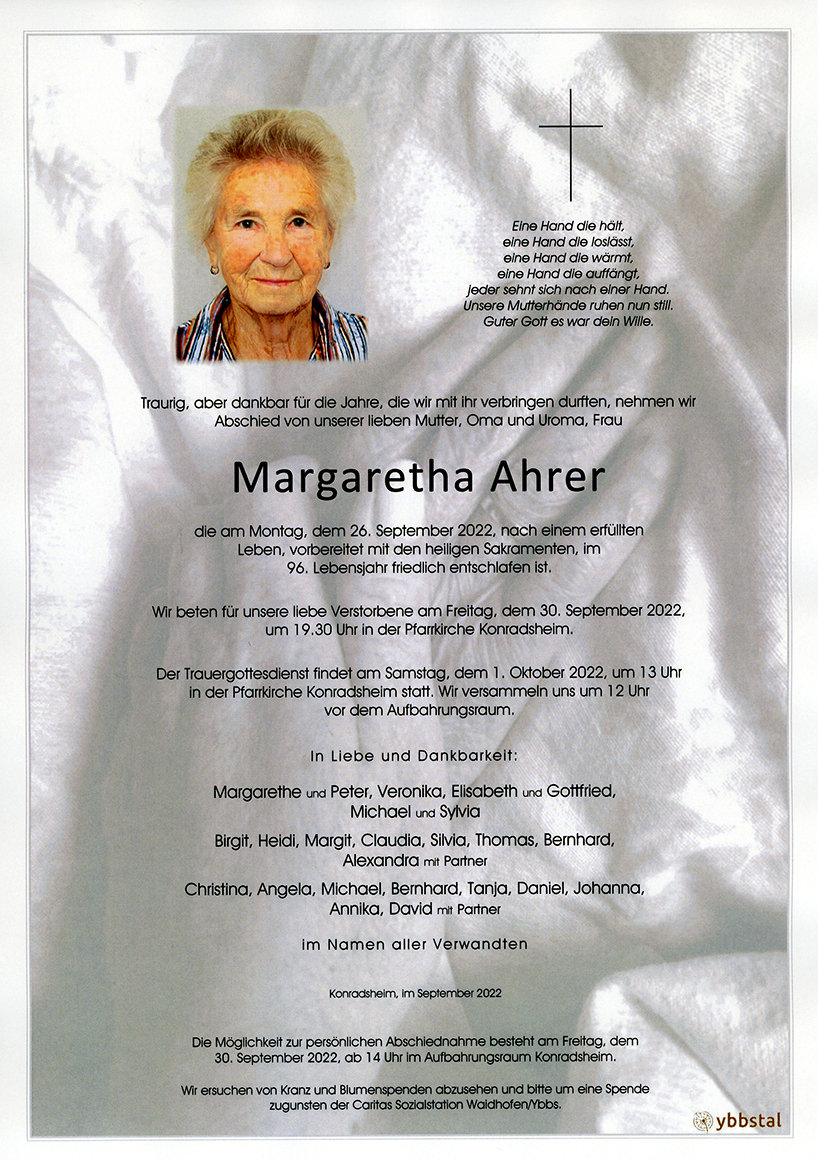 Parte Margaretha Ahrer