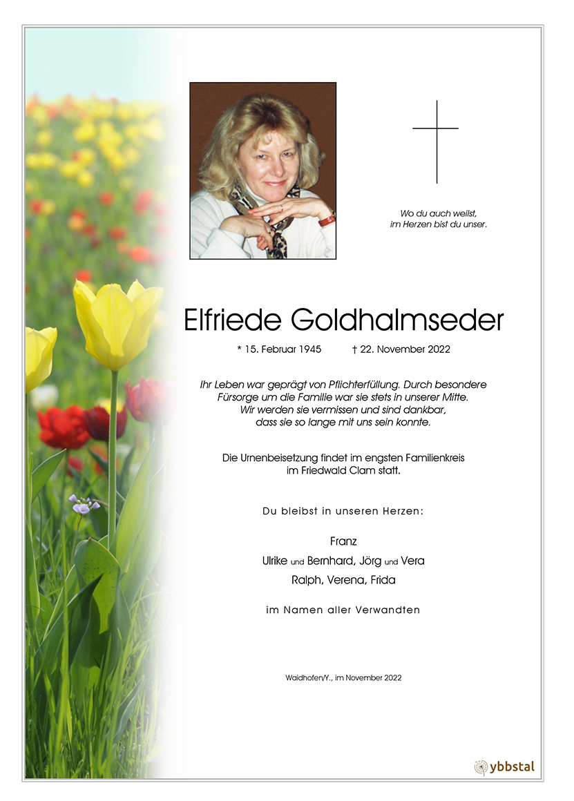 Parte Elfriede Goldhalmseder