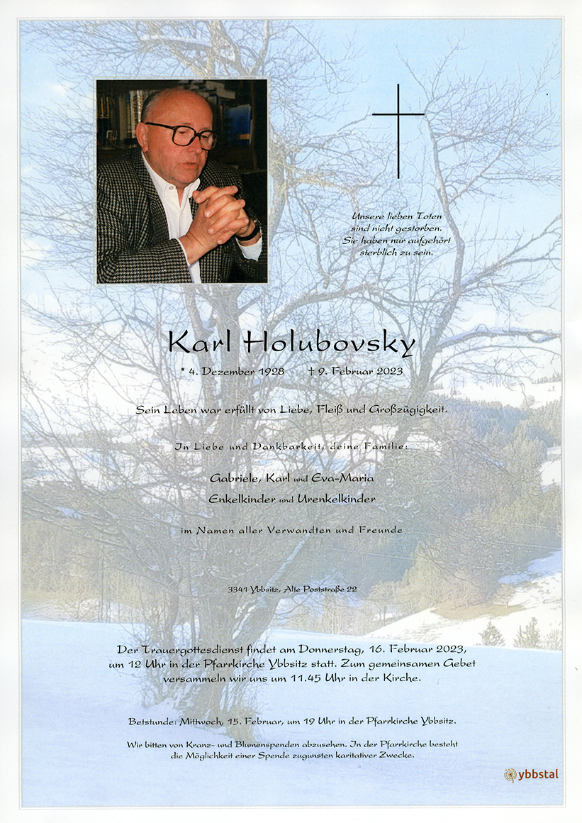 Parte Karl Holubovsky