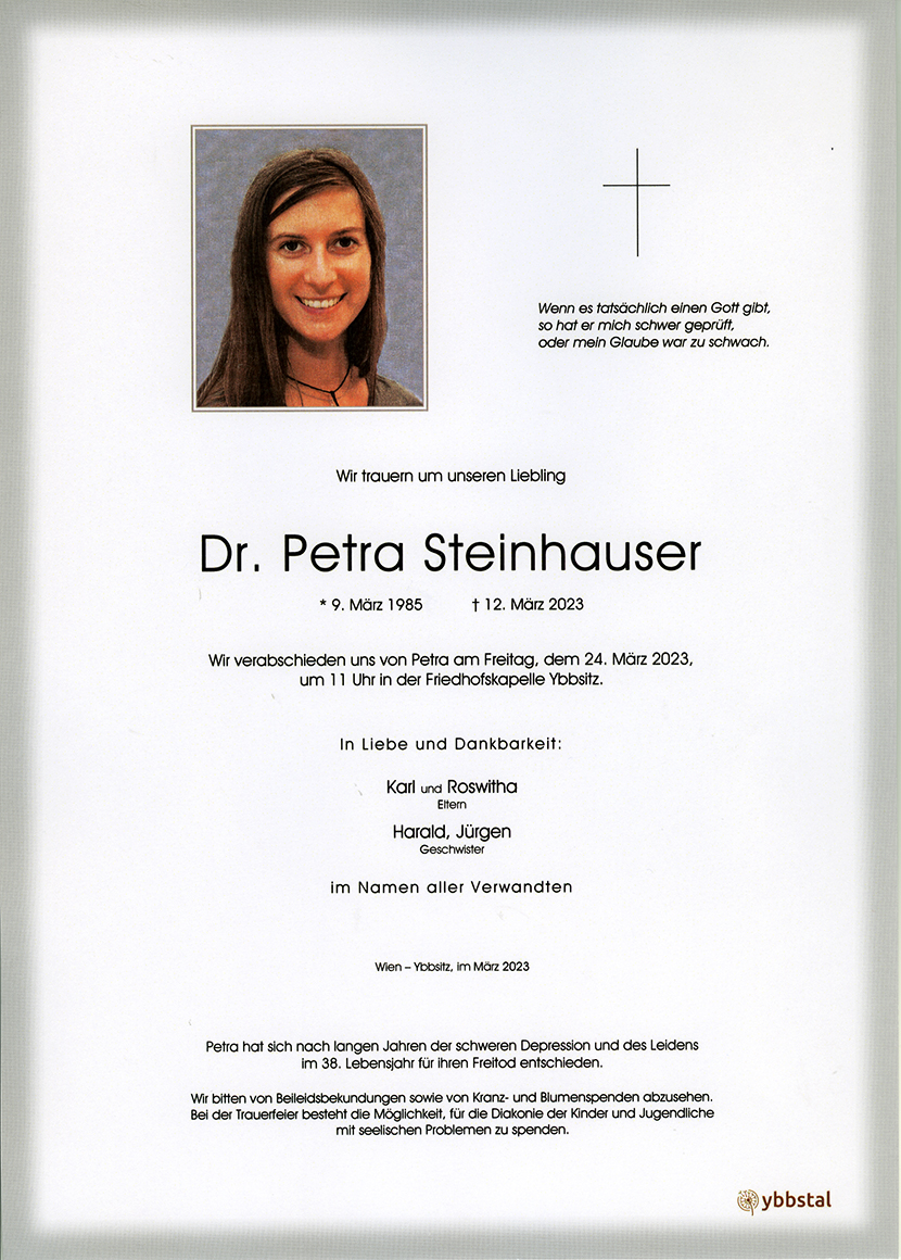 Parte Dr. Petra Steinhauser
