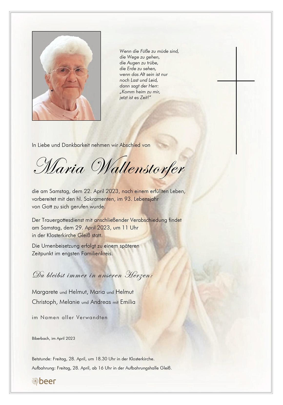 Parte Maria Wallenstorfer
