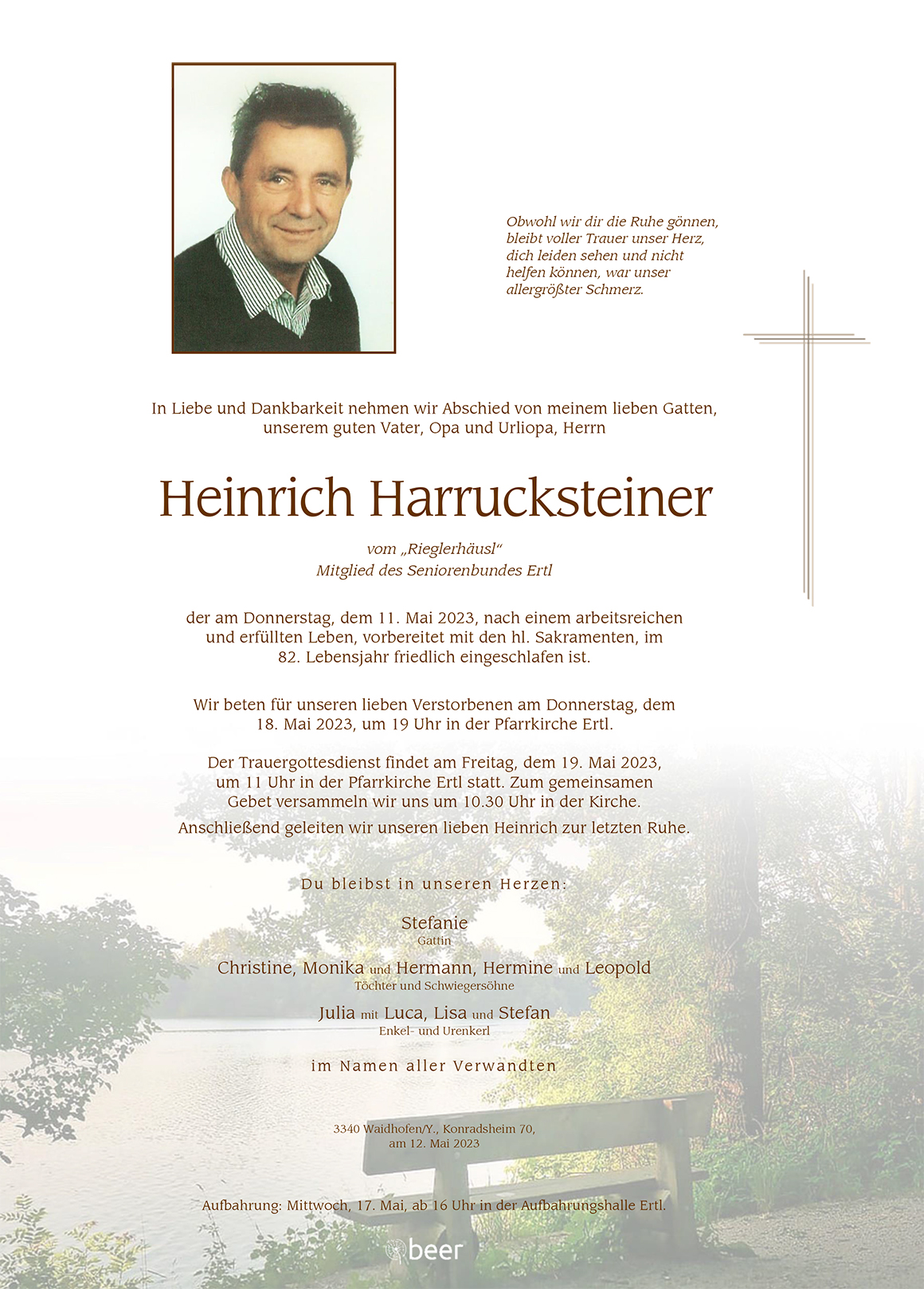Parte Heinrich Harrucksteiner