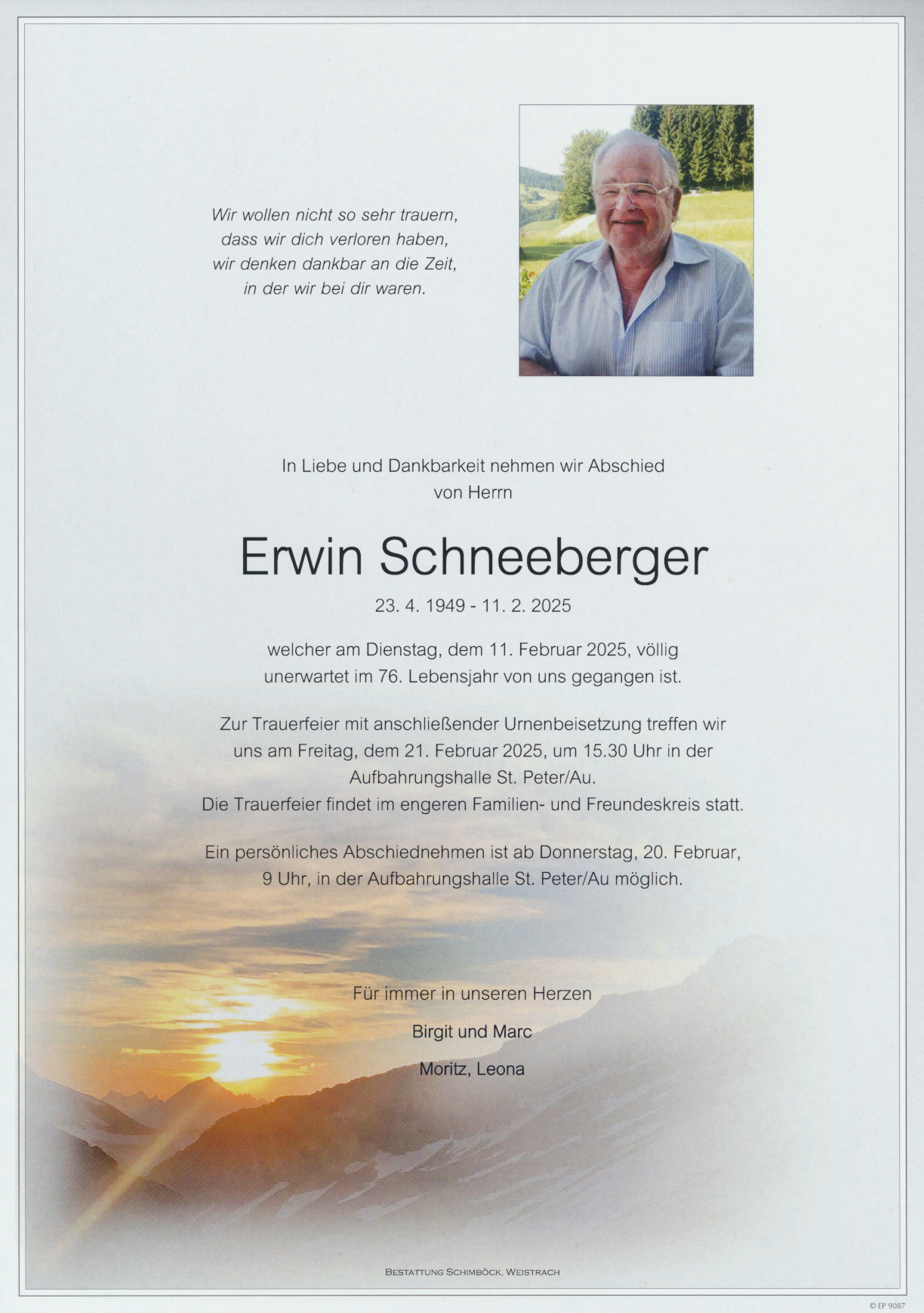 Parte Erwin Schneeberger