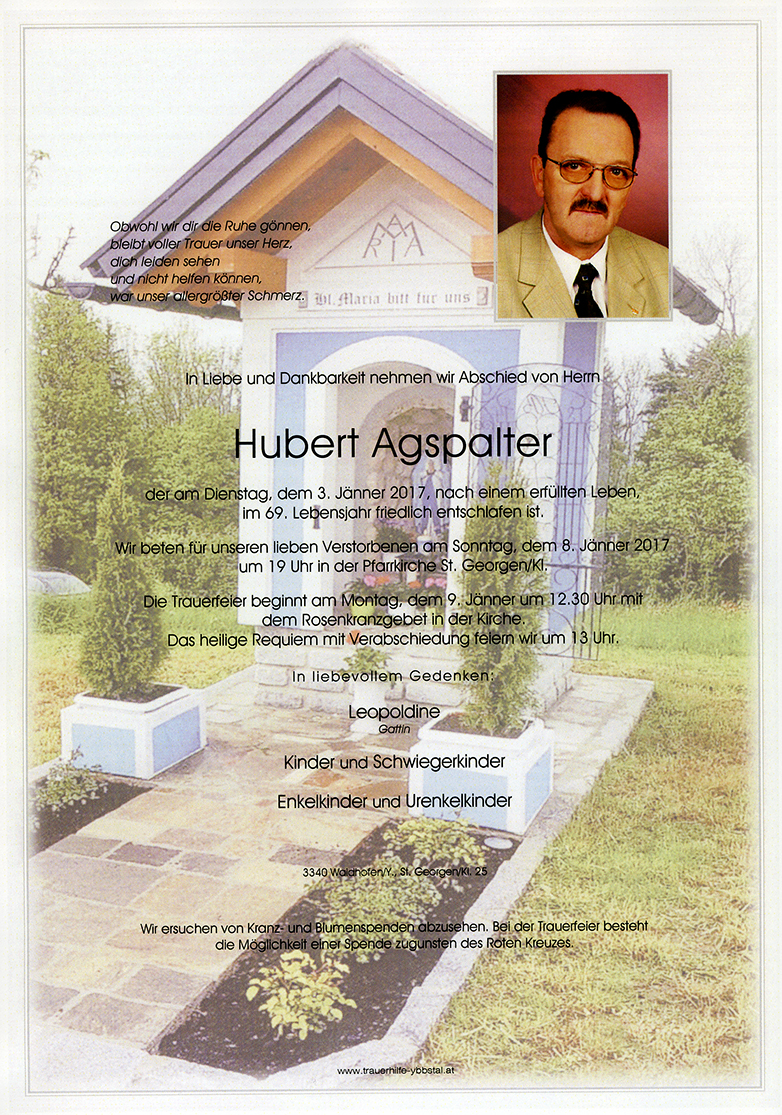 Parte Hubert Agspalter