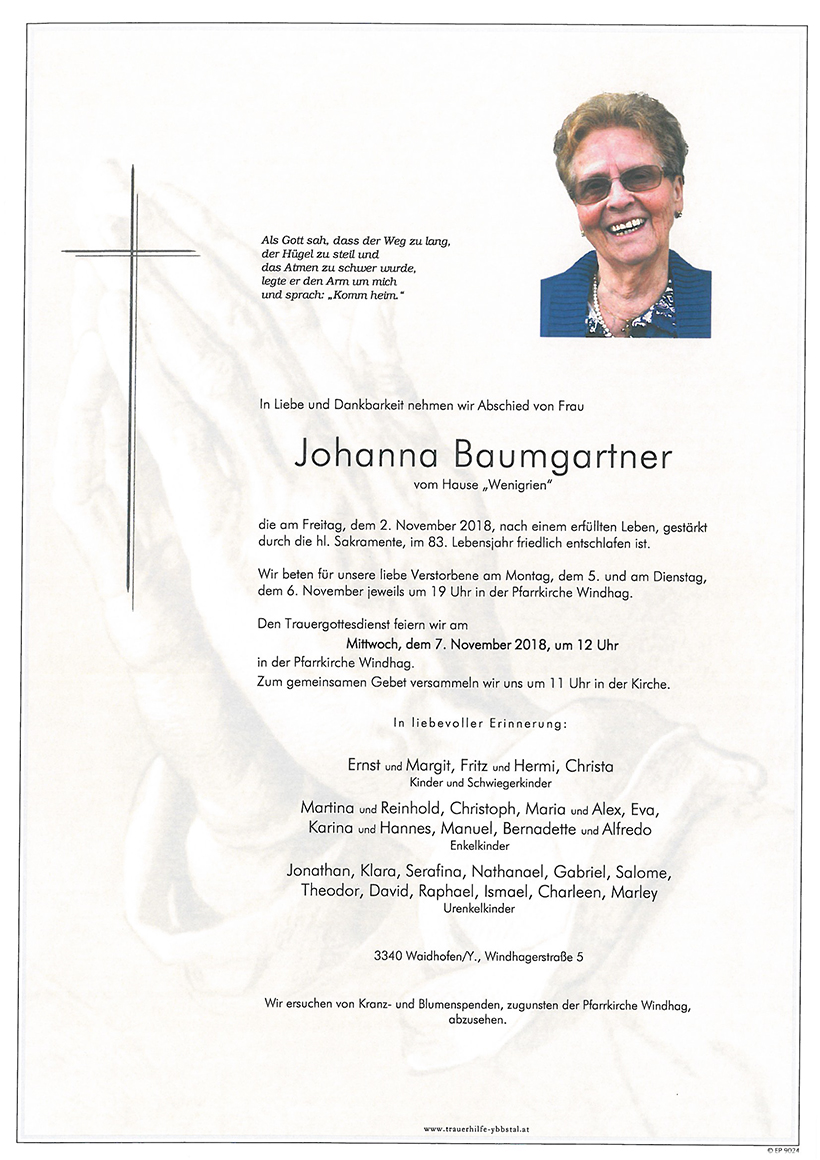 Parte Johanna Baumgartner