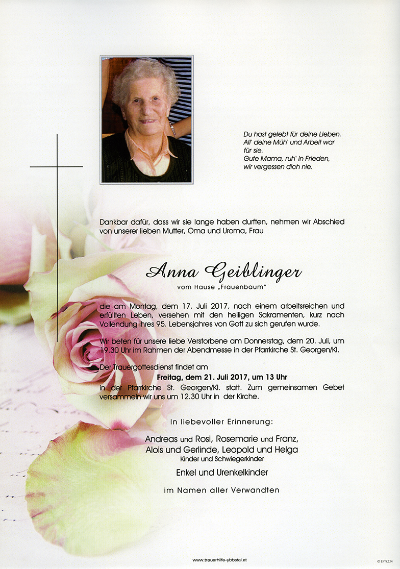 Parte Anna Geiblinger