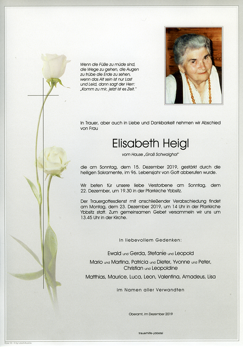 Parte Elisabeth Heigl