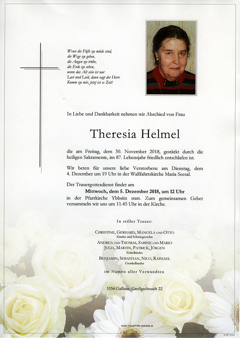 Parte Theresia Helmel