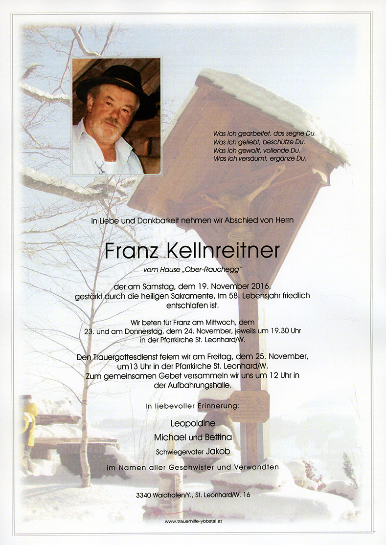 Parte Franz Kellnreitner