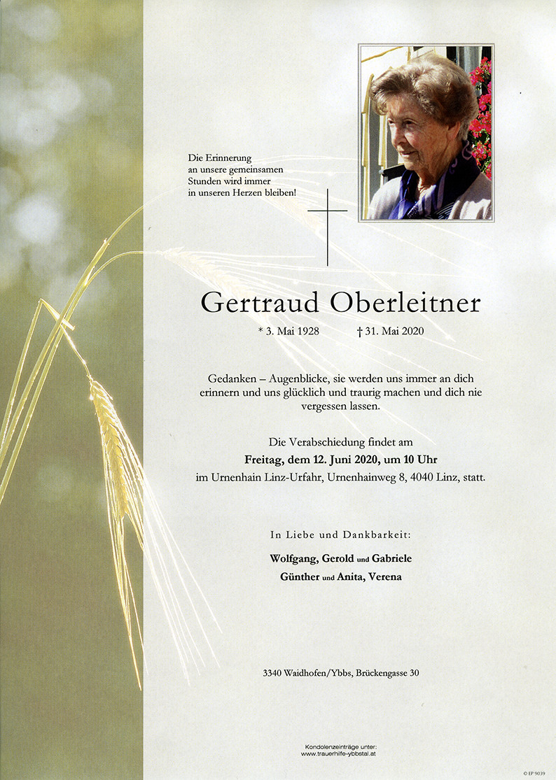 Parte Gertraud Oberleitner