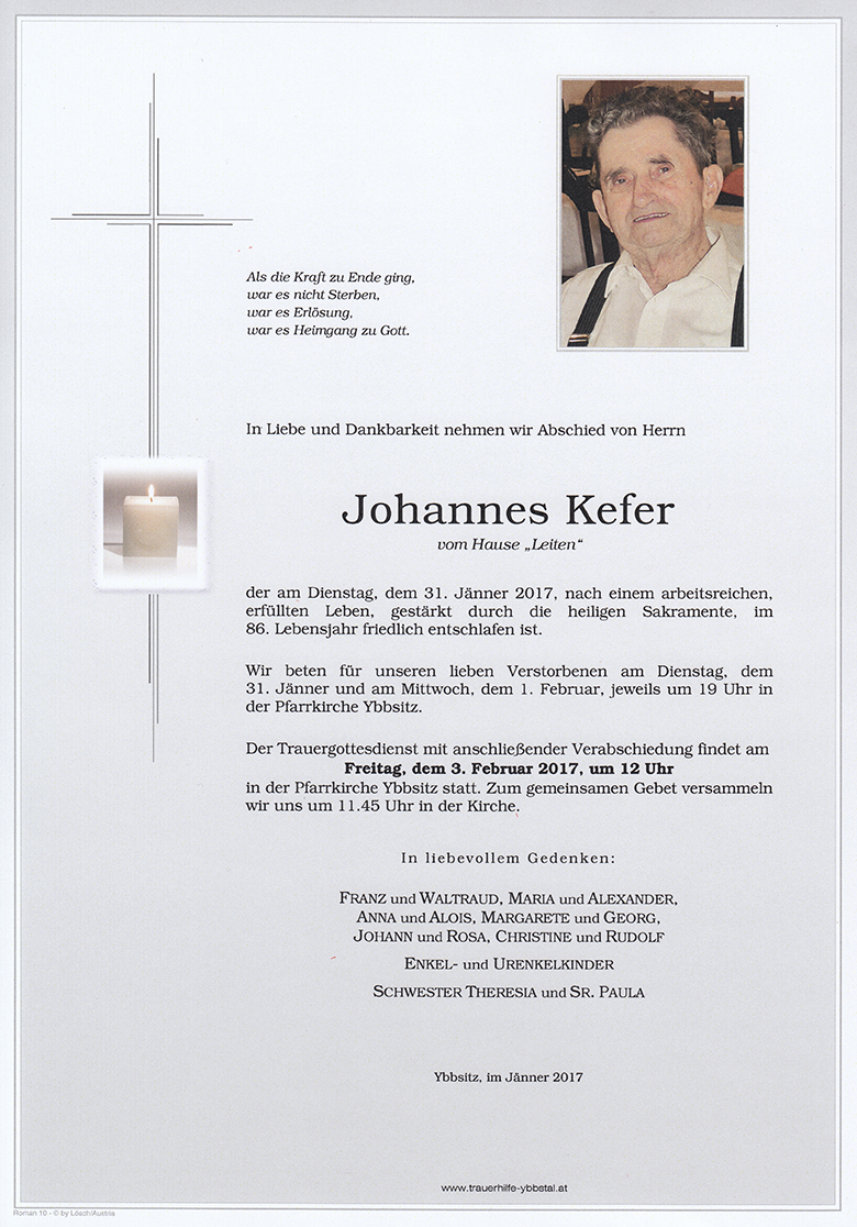 Parte Johannes Kefer