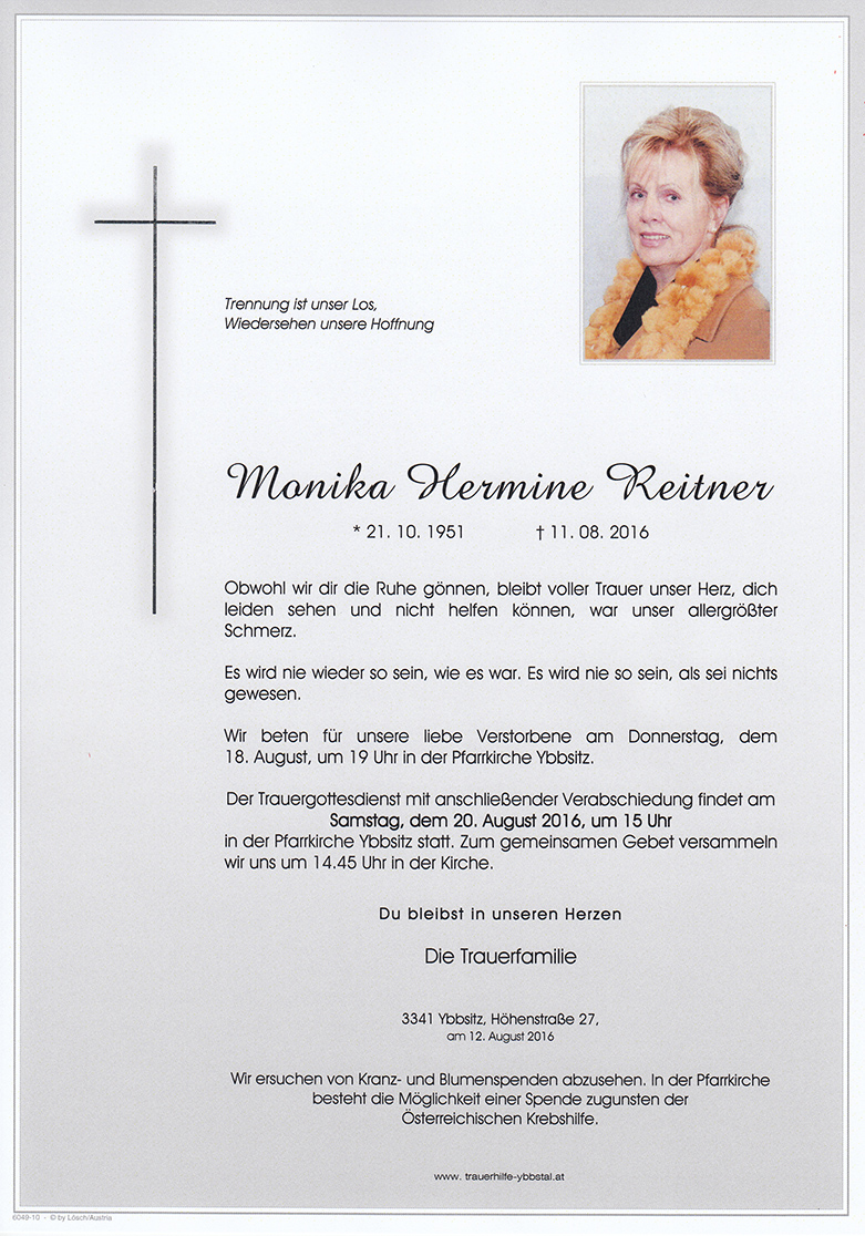 Parte Monika Hermine Reitner