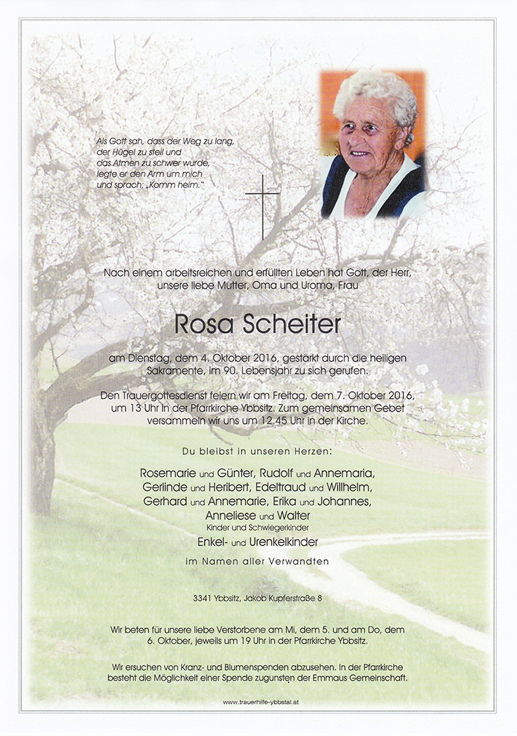 Parte Rosa Scheiter