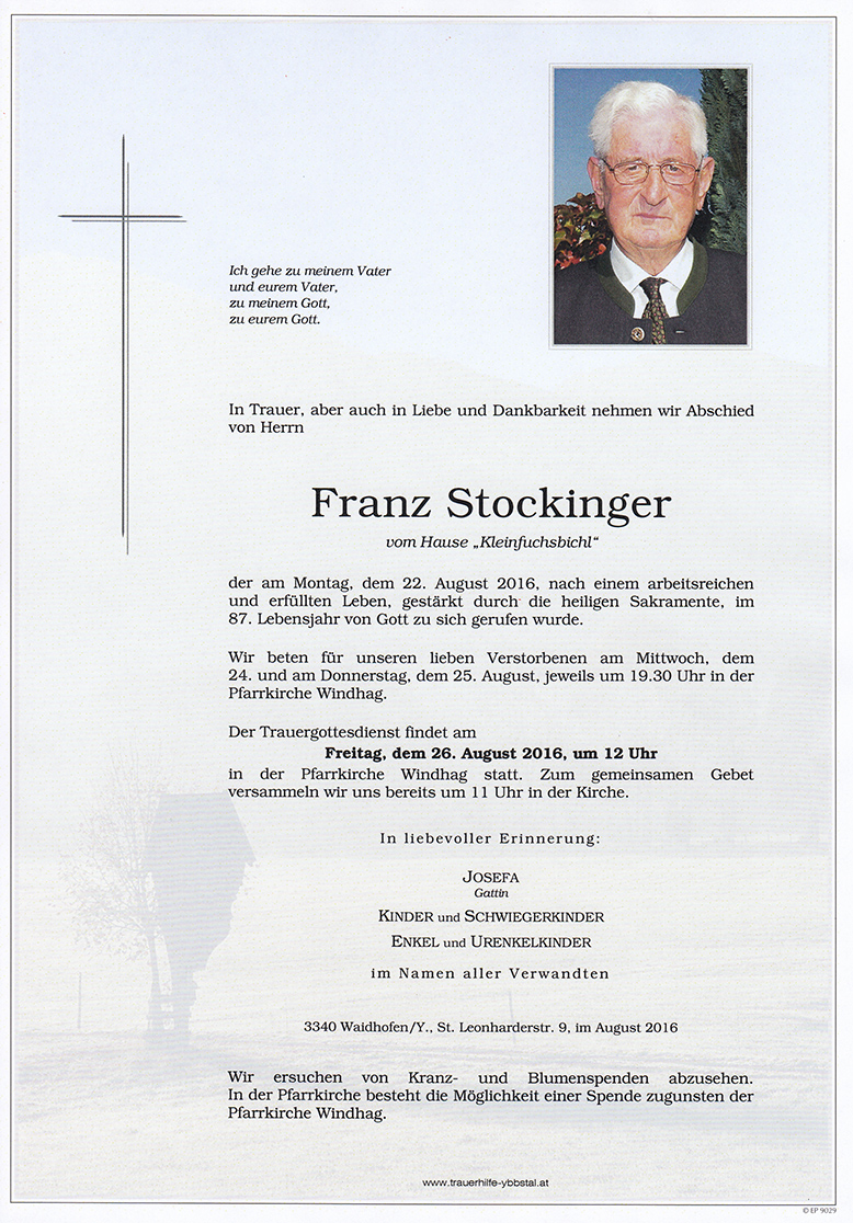 Parte Franz Stockinger