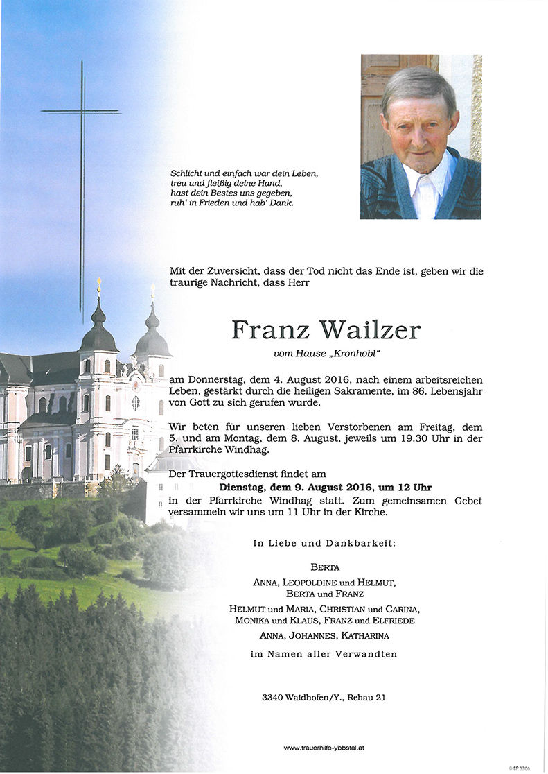 Parte Franz Wailzer