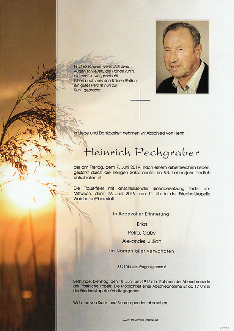 Parte Heinrich Pechgraber