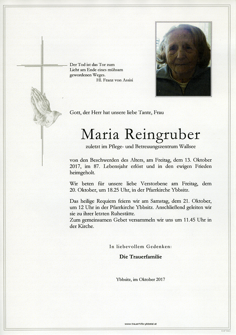 Parte Maria Reingruber