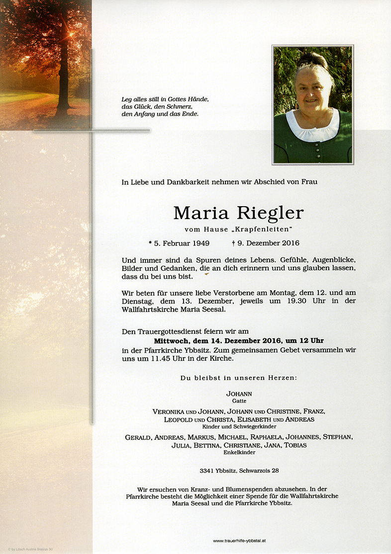 Parte Maria Riegler