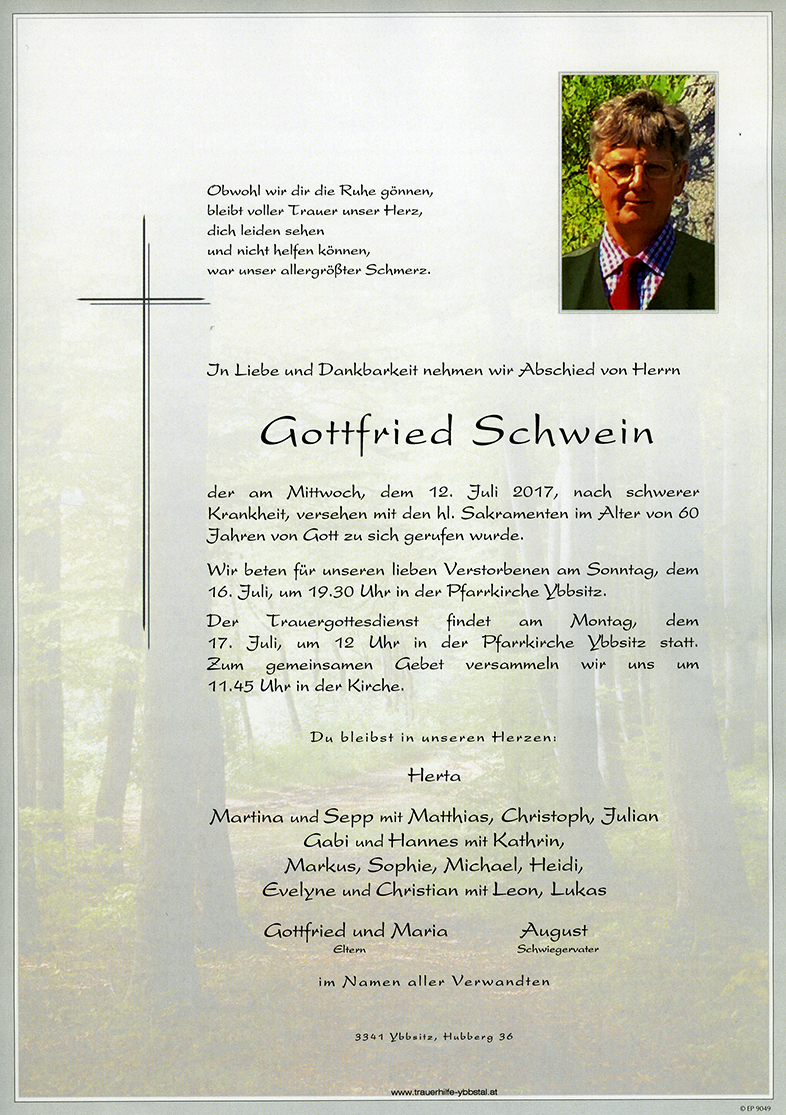 Parte Gottfried Schwein