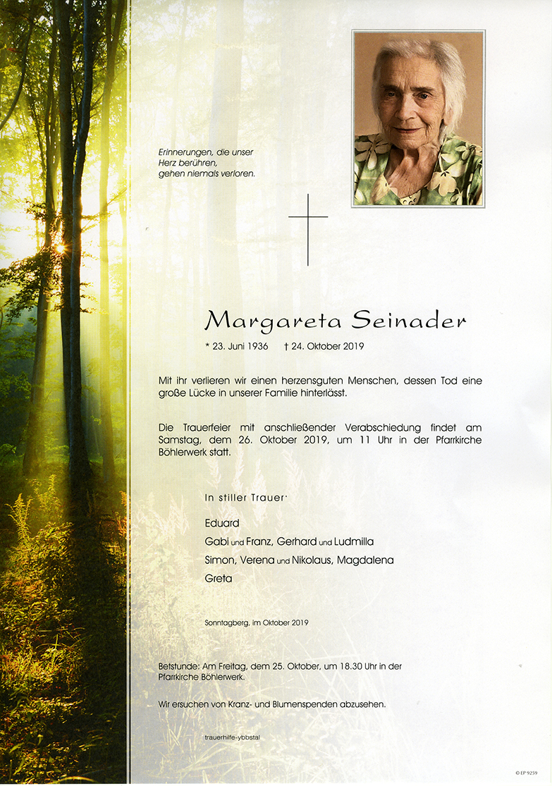 Parte Margareta Seinader