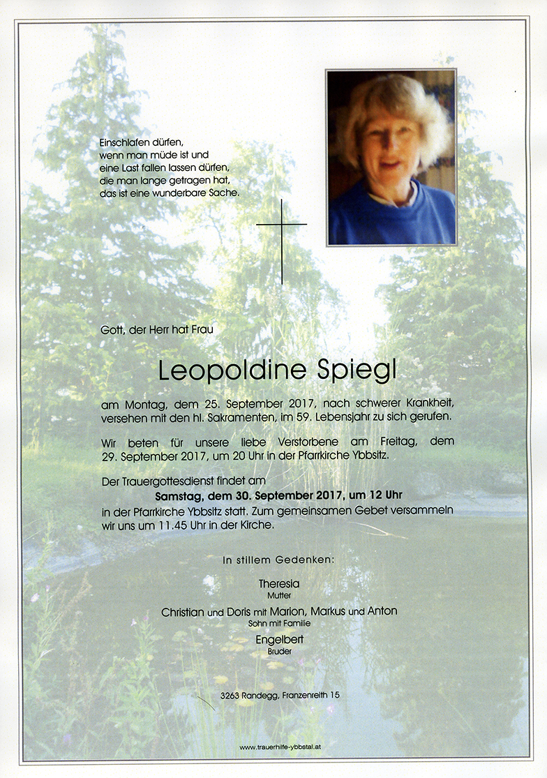 Parte Leopoldine Spiegl