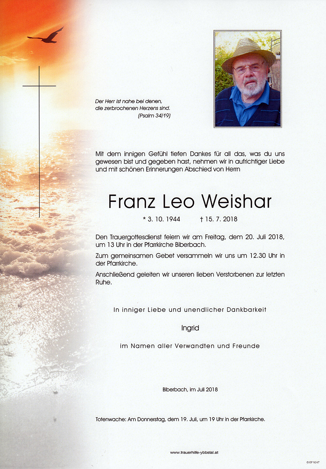 Parte Franz Leo Weishar