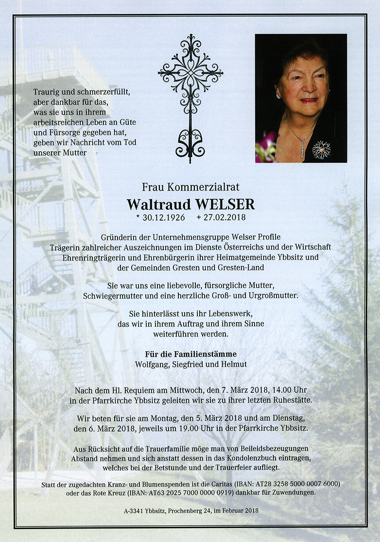 Parte KommR Waltraud Welser