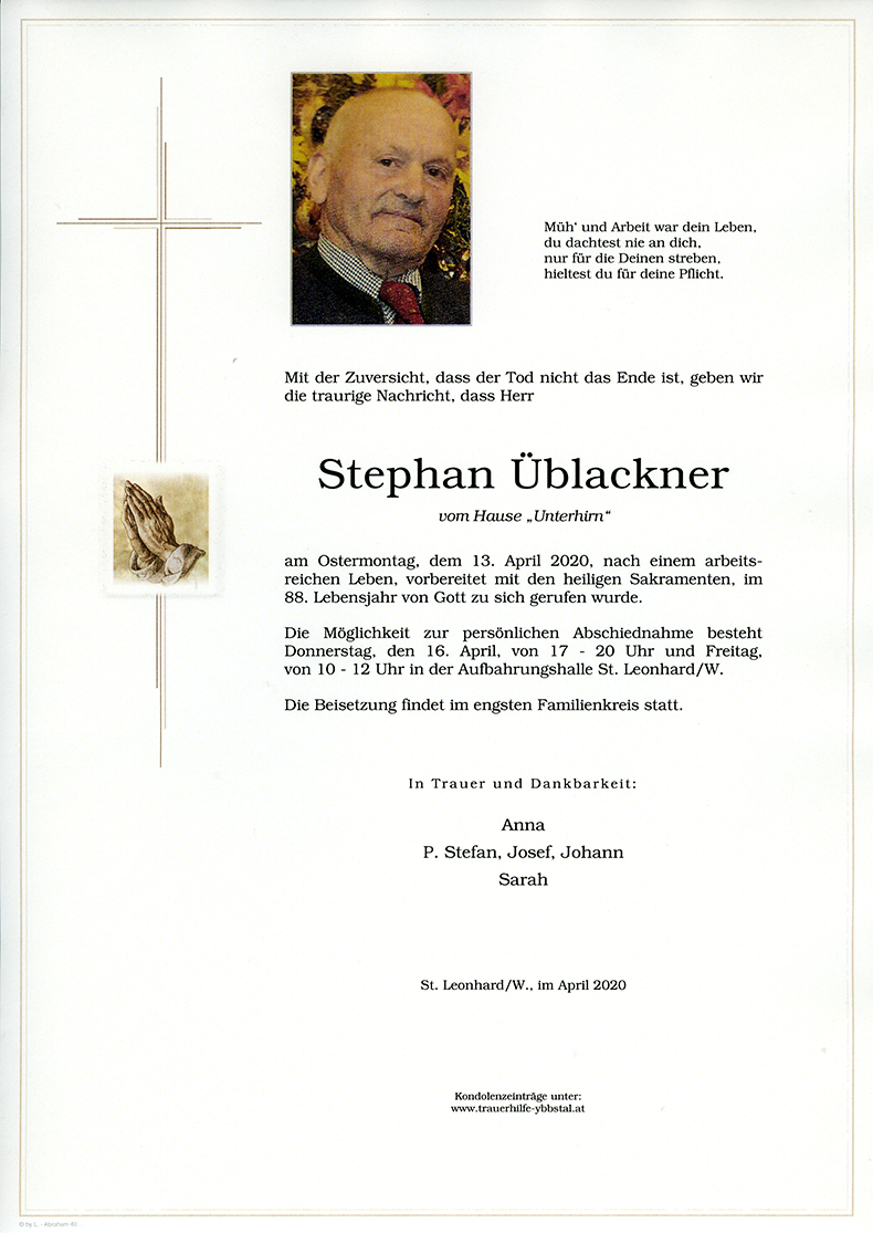 Parte Stephan Üblackner